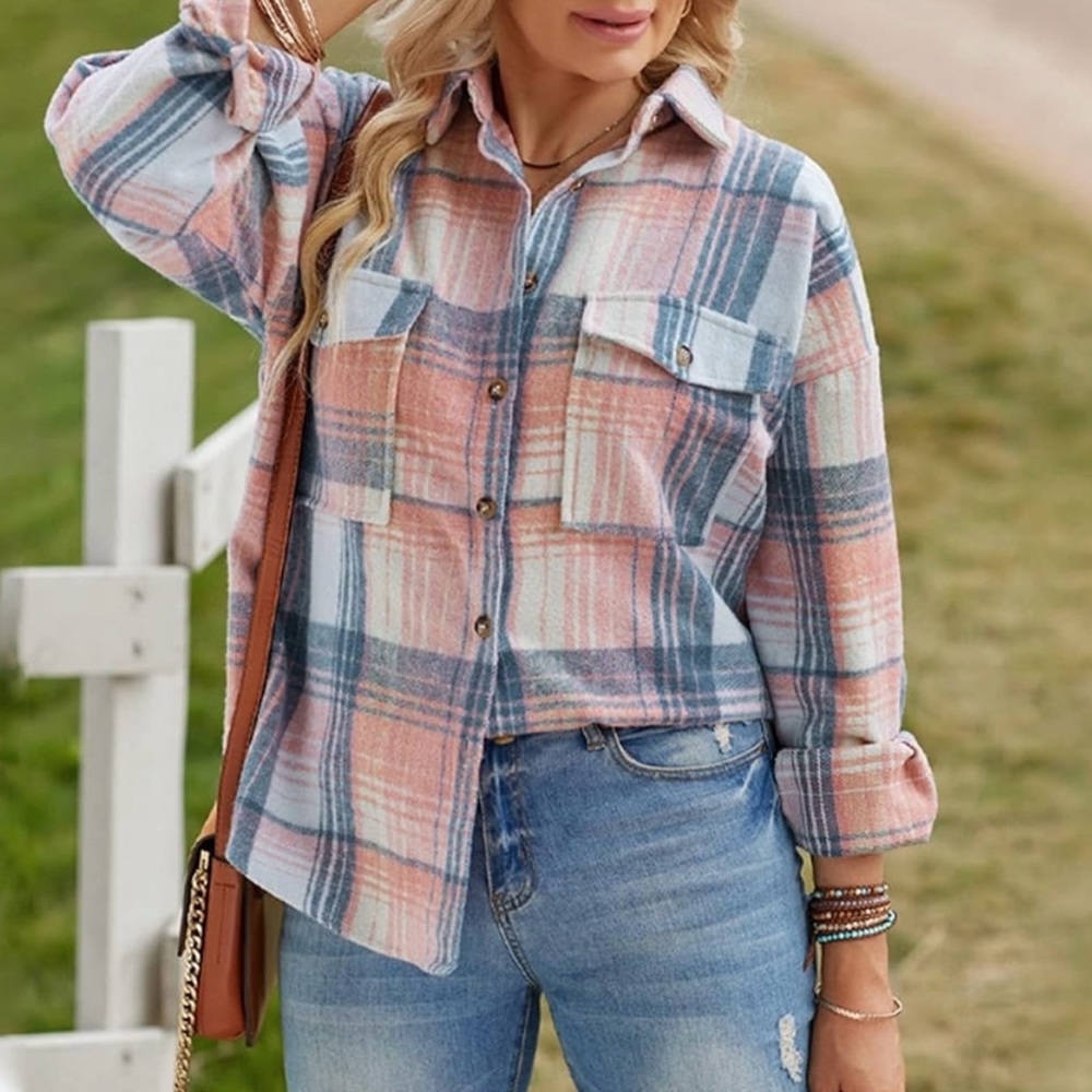 Vici oversized flannel - Size S